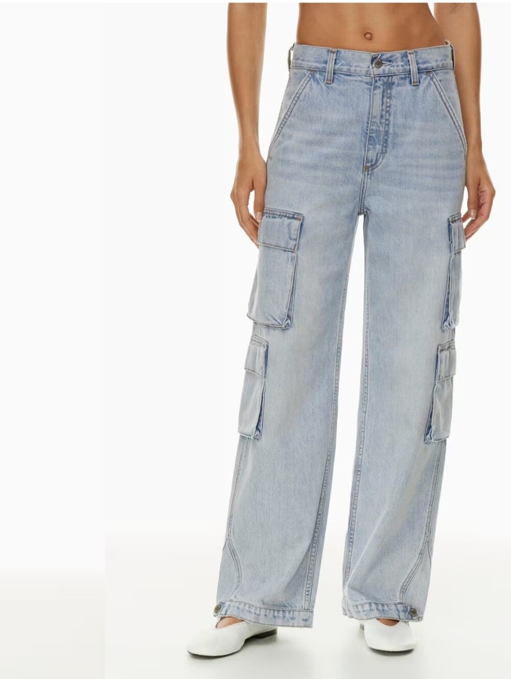 Aritzia Denim Forum The '90 Millie Hi-Rise Cargo Jean. Size 26